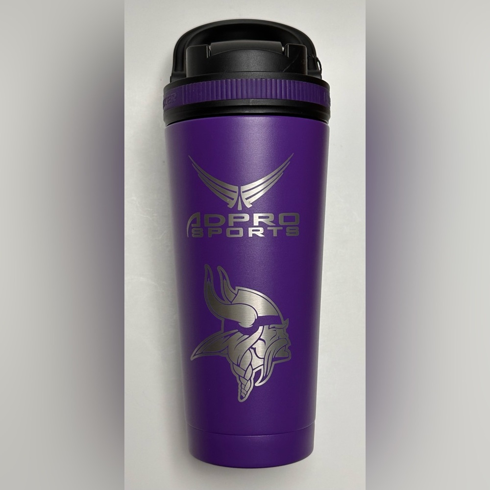 New Minnesota Vikings Ice Shaker Water Bottle